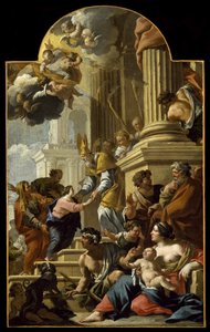La presentazione della Vergine al tempio da Nicolas Chaperon